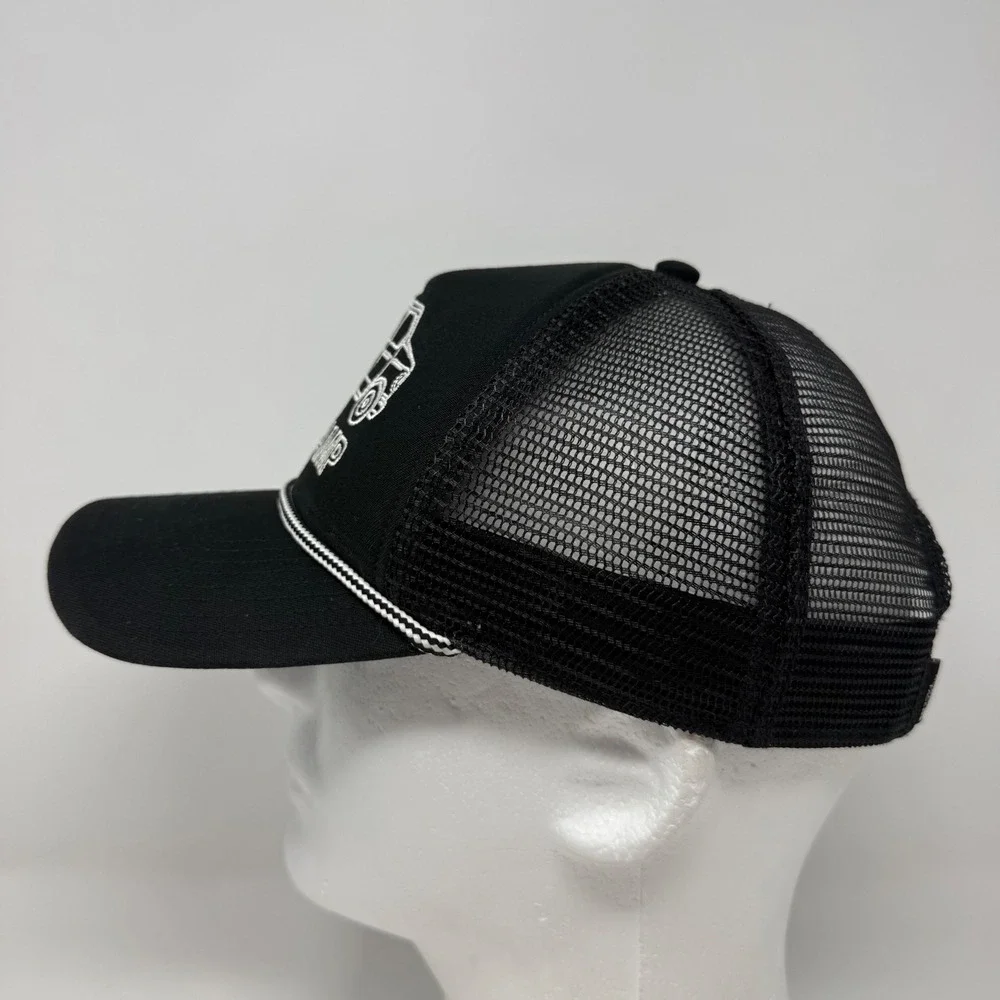 The North Face Base Camp Van Trucker Rope Hat Black Mesh Snapback NF0A3KGC